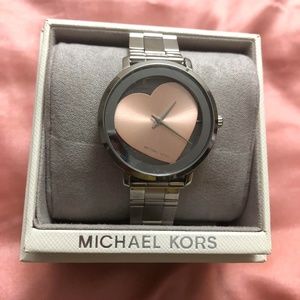 Michael Kors See-Through Heart Watch